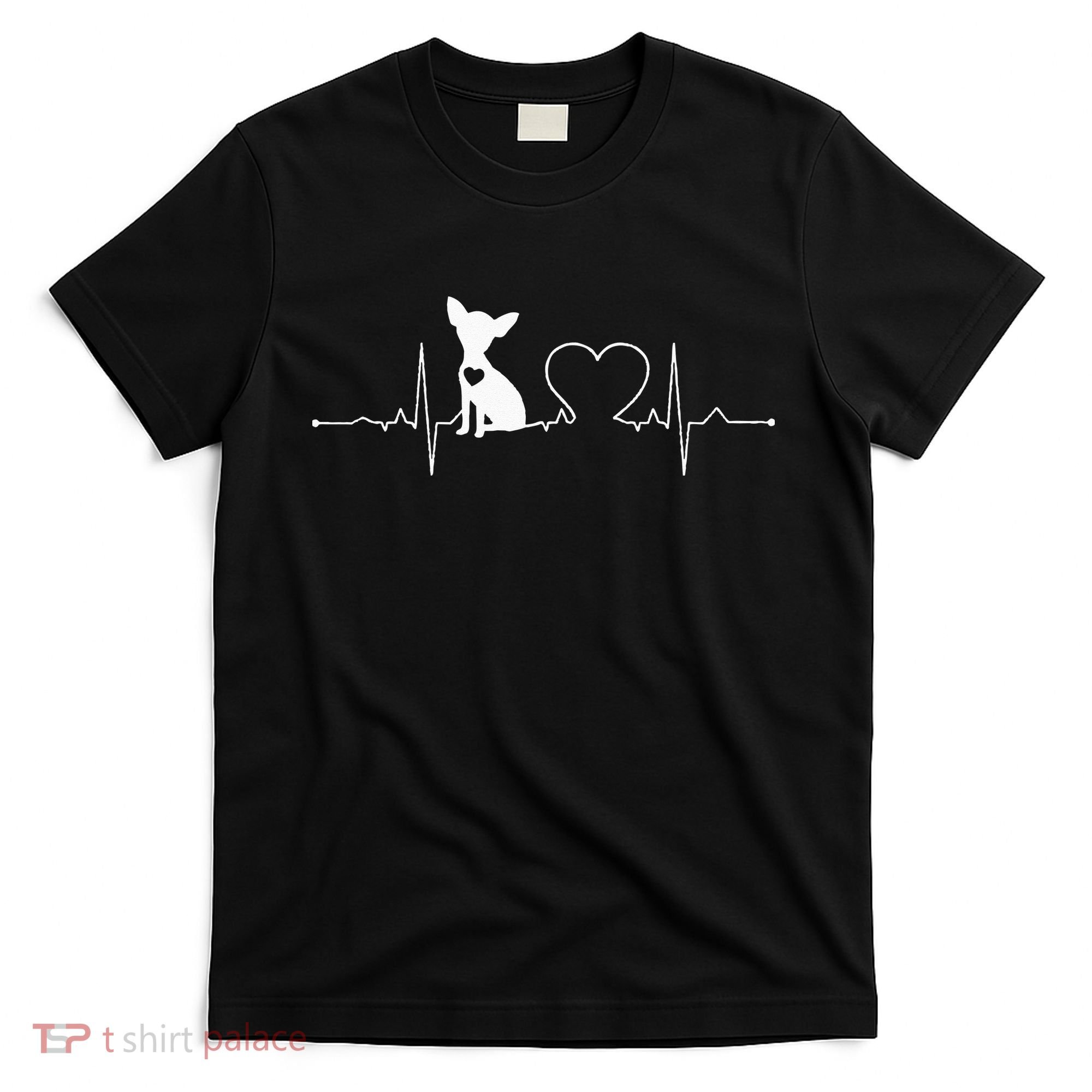 Chihuahua with Heartbeat - Chihuahua T-Shirt