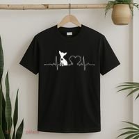 Chihuahua with Heartbeat - Chihuahua T-Shirt thumb 2