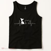 Chihuahua with Heartbeat - Chihuahua Tank Top thumb 2