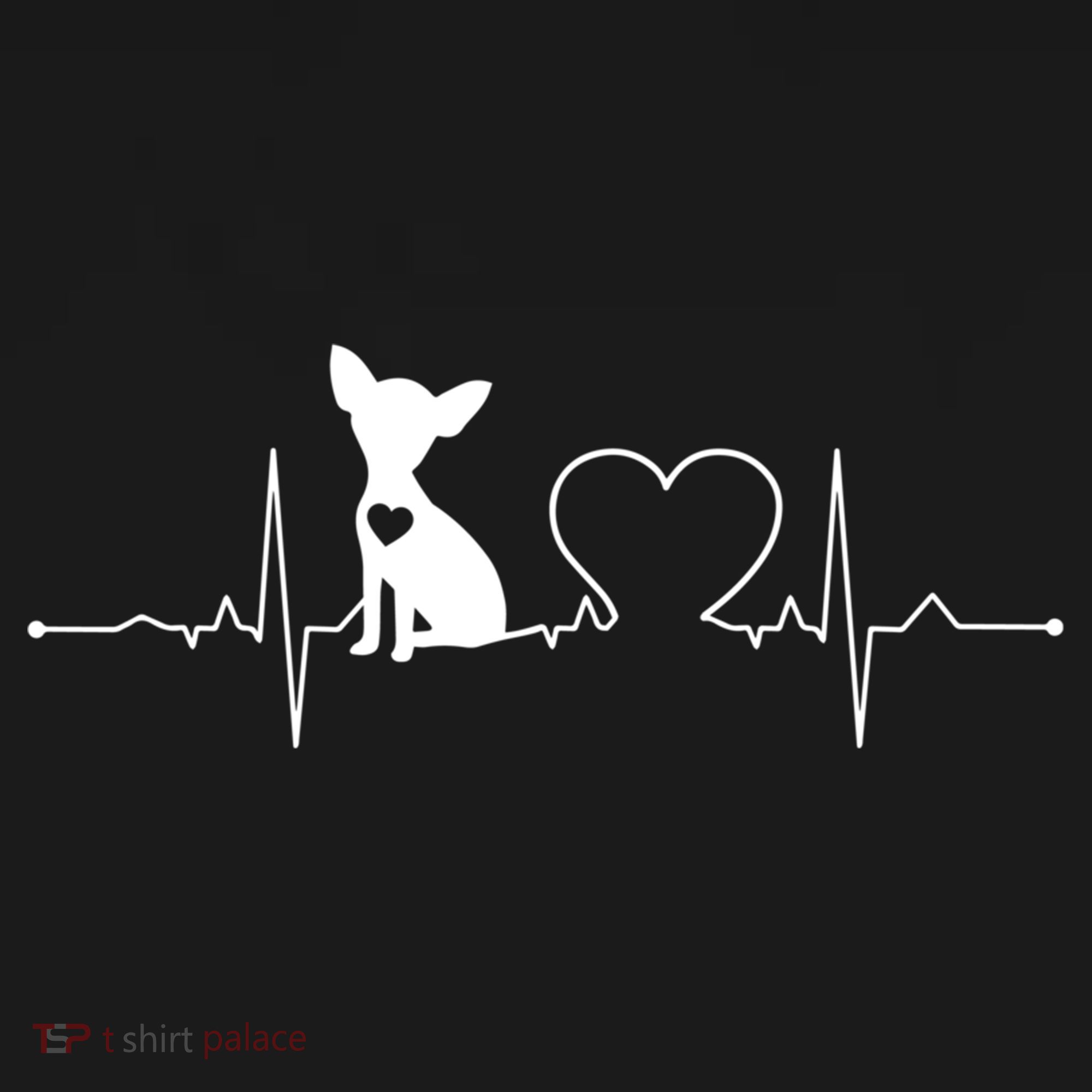 Chihuahua With Heartbeat Great Gift Chihuahua Cool Gift Sweatshirt