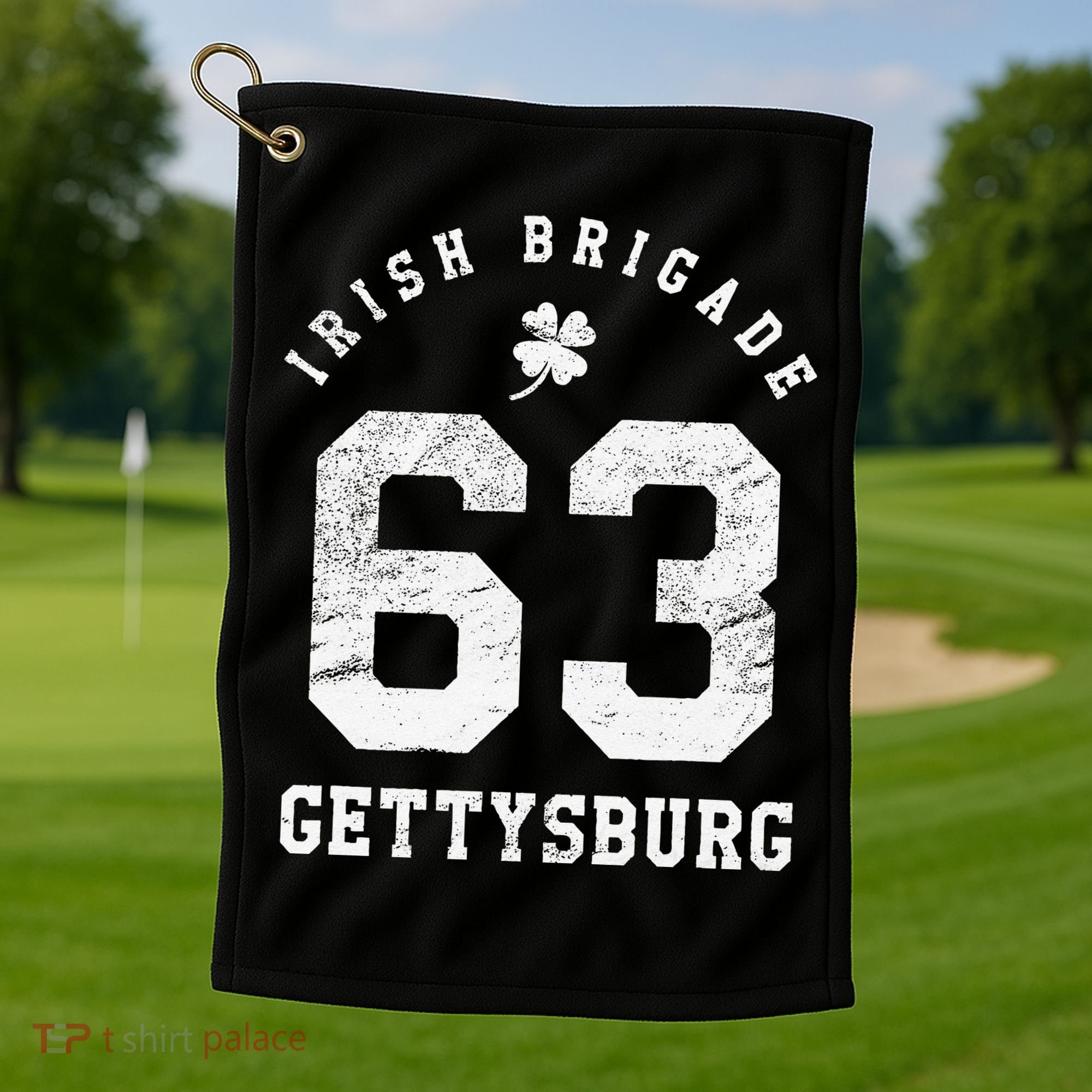 Civil War Irish Brigade Gettysburg Golf Towel