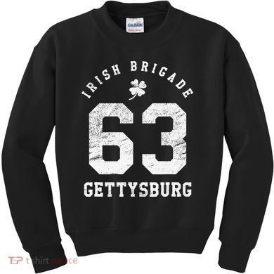 Civil War Irish Brigade Gettysburg Kids Sweatshirt