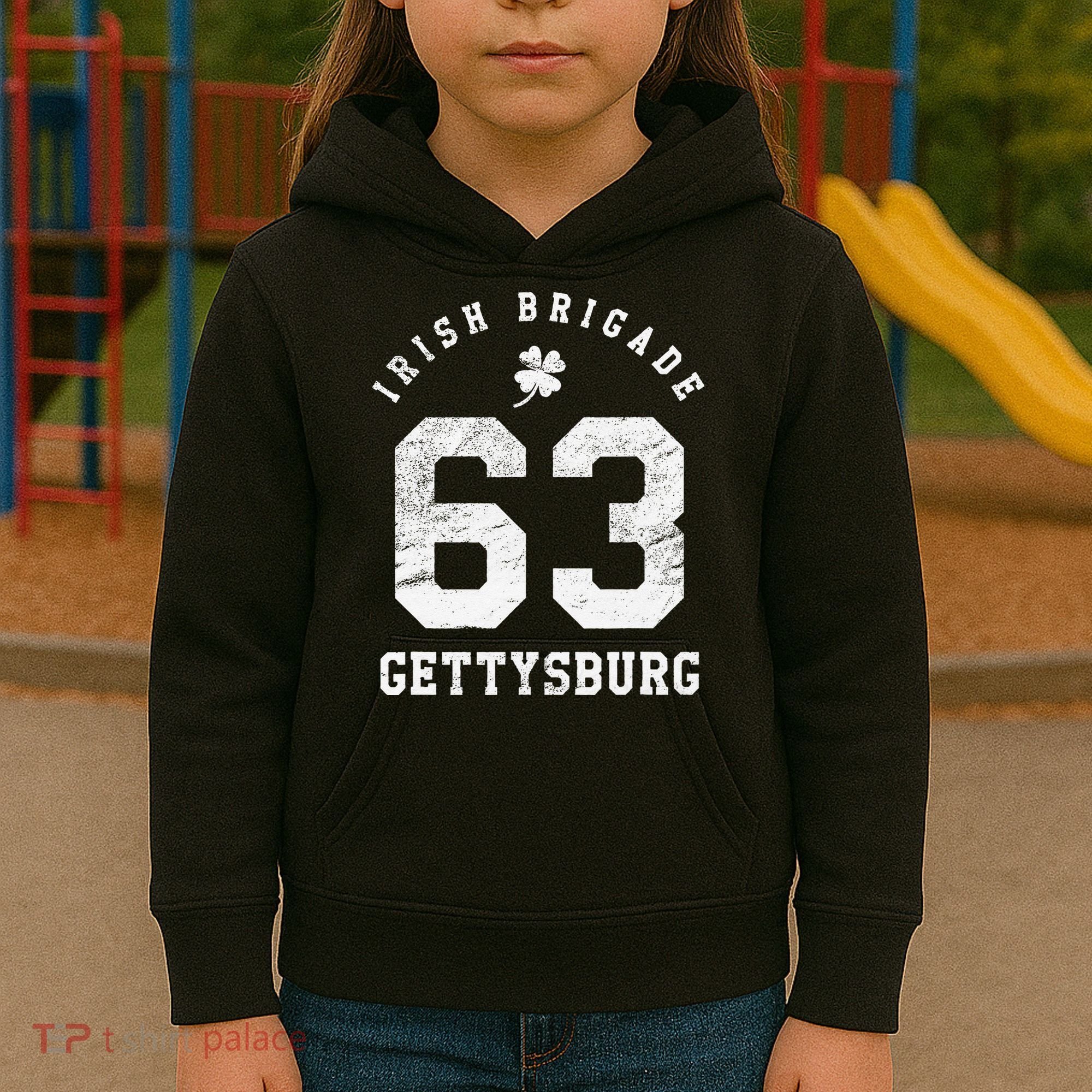 Civil War Irish Brigade Gettysburg Kids Hoodie