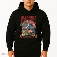 Carnival Warning Its A Circus Here Today Elephant Circus Hoodie thumb 2