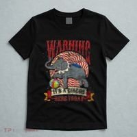 Carnival Warning Its A Circus Here Today Elephant Circus T-Shirt thumb 5