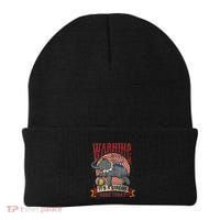 Carnival Warning Its A Circus Here Today Elephant Circus Beanie thumb 0