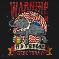 Carnival Warning Its A Circus Here Today Elephant Circus Polo thumb 3