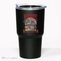 Carnival Warning Its A Circus Here Today Elephant Circus Tumbler thumb 0