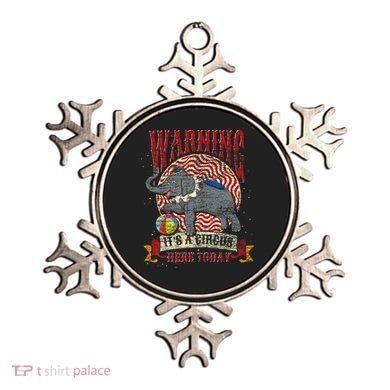 Carnival Warning Its A Circus Here Today Elephant Circus Ornament