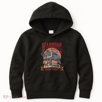 Carnival Warning Its A Circus Here Today Elephant Circus Kids Hoodie thumb 0