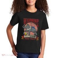 Carnival Warning Its A Circus Here Today Elephant Circus Kids T-Shirt thumb 2