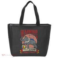 Carnival Warning Its A Circus Here Today Elephant Circus Tote Bag thumb 0