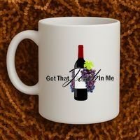 Classy Wine In Me Got That Josh In Me Funny Coffee Mug thumb 2