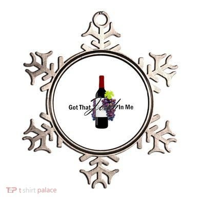 Classy Wine In Me Got That Josh In Me Funny Ornament