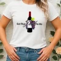 Classy Wine In Me Got That Josh In Me Funny Women's T-Shirt thumb 2