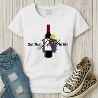 Classy Wine In Me Got That Josh In Me Funny Women's T-Shirt thumb 3