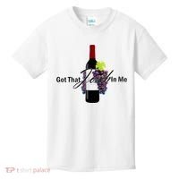 Classy Wine In Me Got That Josh In Me Funny Kids T-Shirt thumb 0
