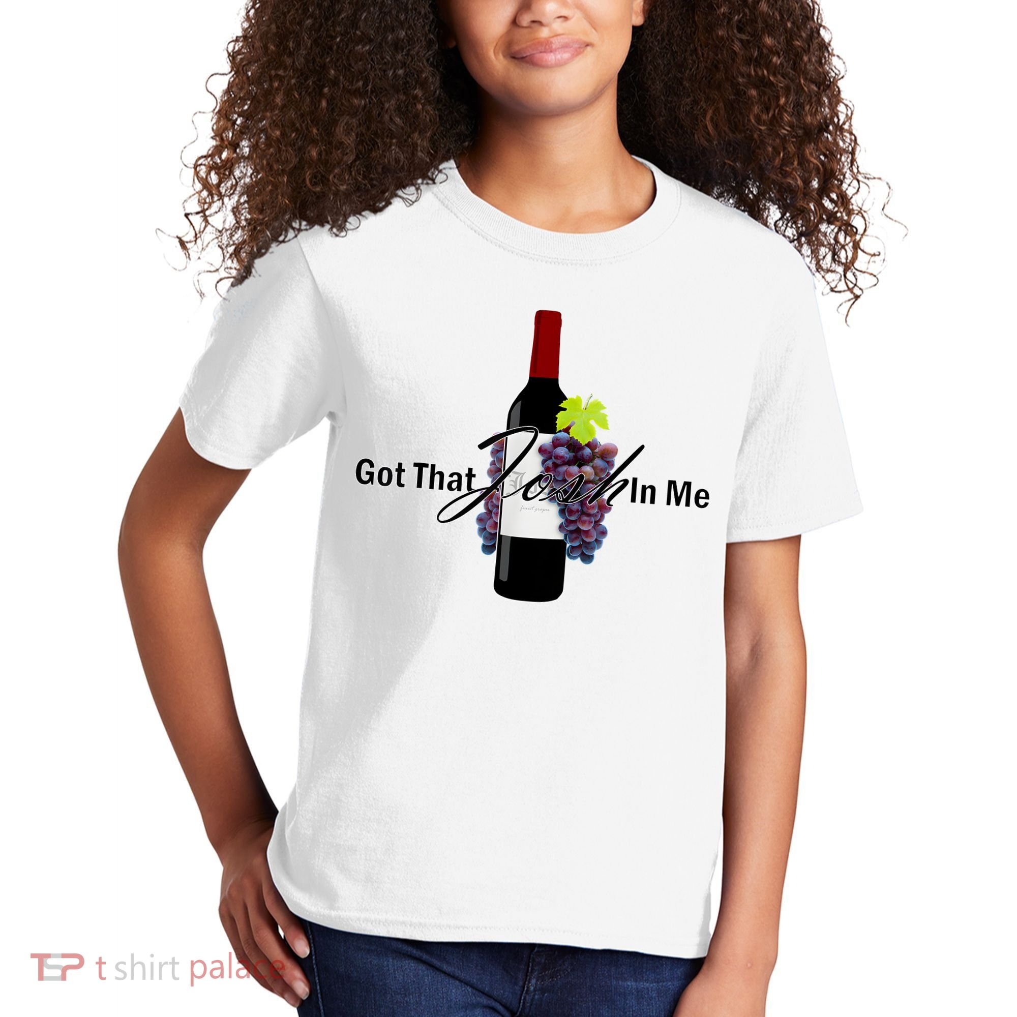 Classy Wine In Me Got That Josh In Me Funny Kids T-Shirt