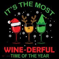 Christmas Wine It's The Most Wine Derful Xmas Coffee Mug thumb 5