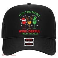 Christmas Wine It's The Most Wine Derful Xmas Hat thumb 0