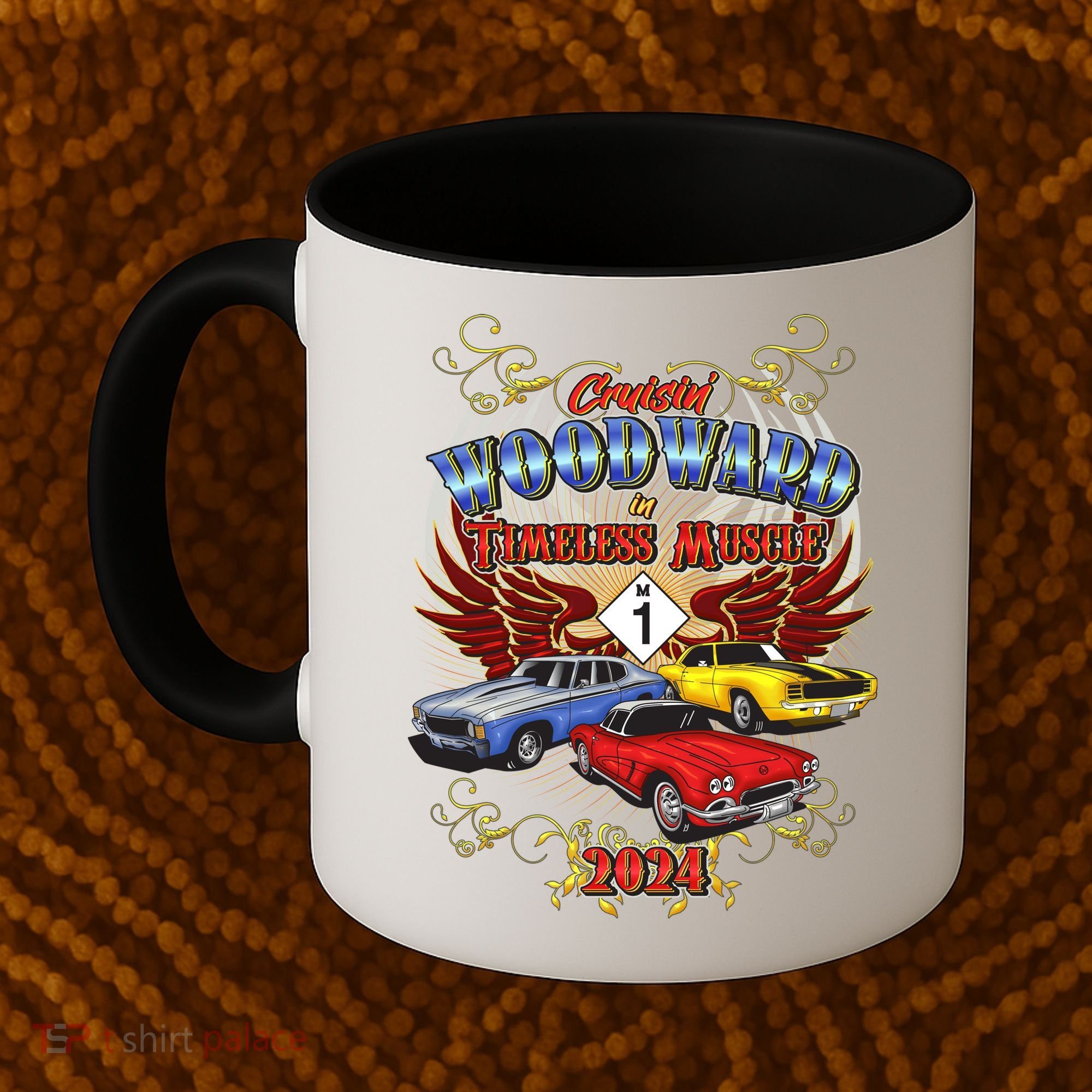 Cruisin Woodward In Timeless Muscle 2024 Coffee Mug