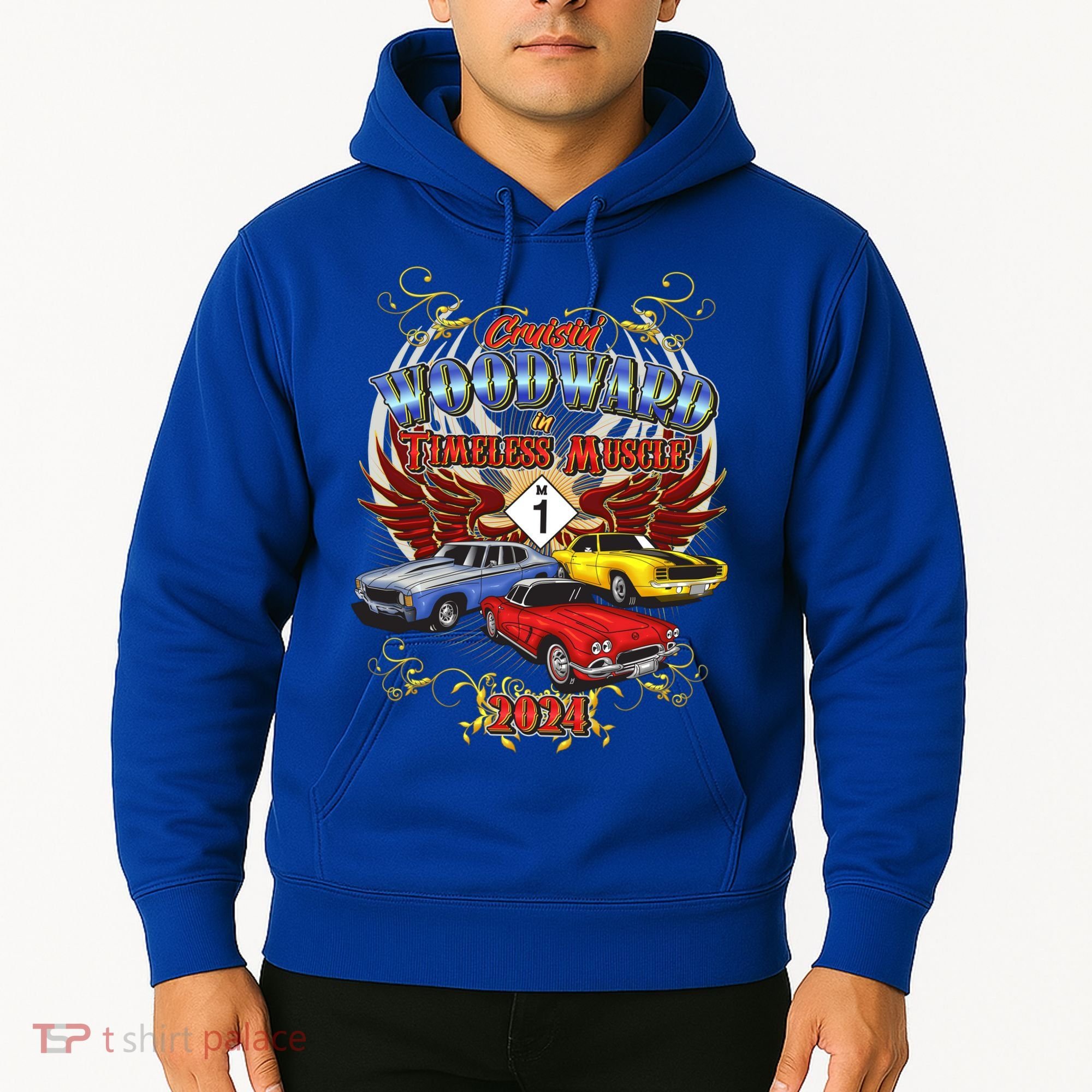 Cruisin Woodward In Timeless Muscle 2024 Hoodie