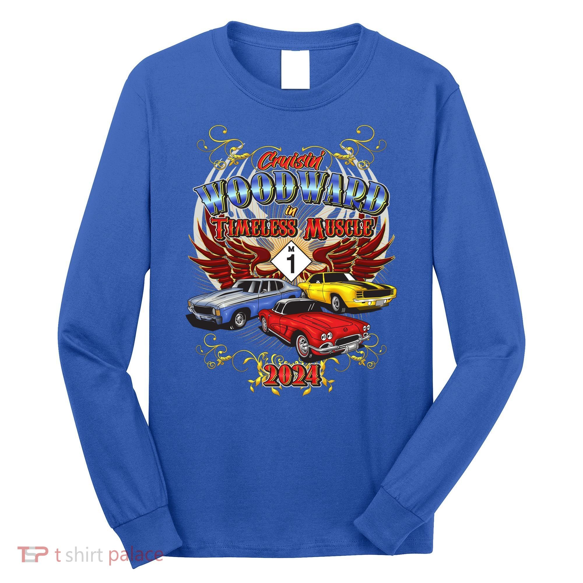 Cruisin Woodward In Timeless Muscle 2024 Long Sleeve Shirt