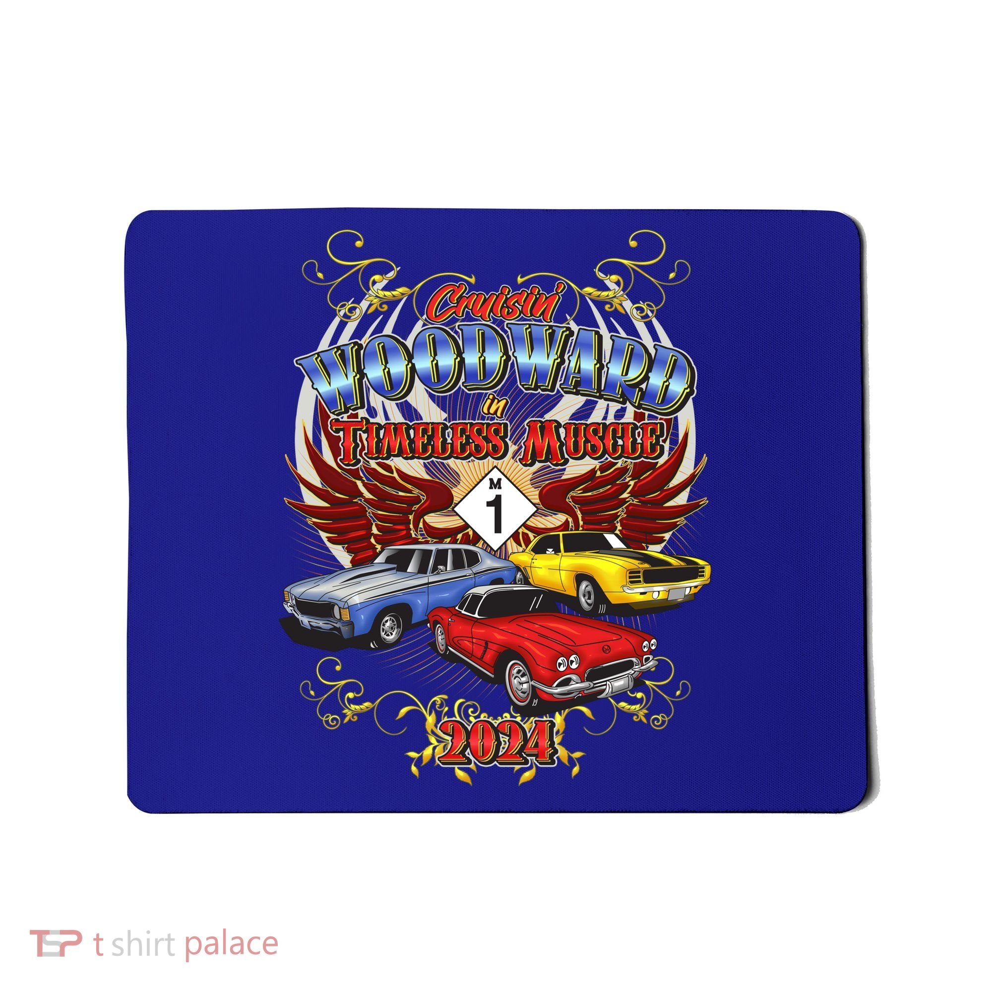 Cruisin Woodward In Timeless Muscle 2024 Mousepad