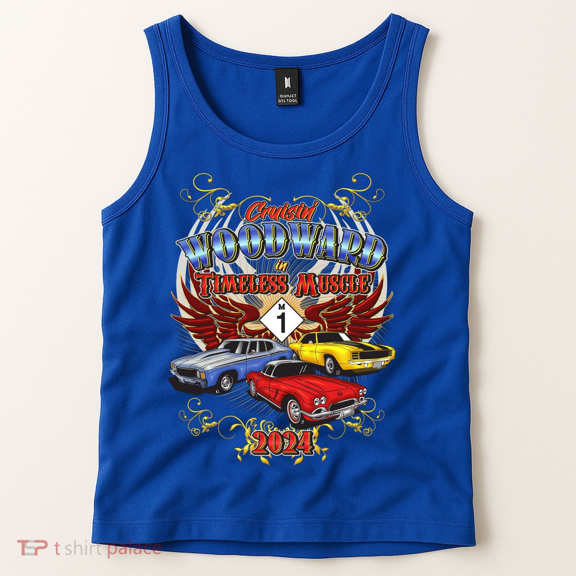 Cruisin Woodward In Timeless Muscle 2024 Tank Top