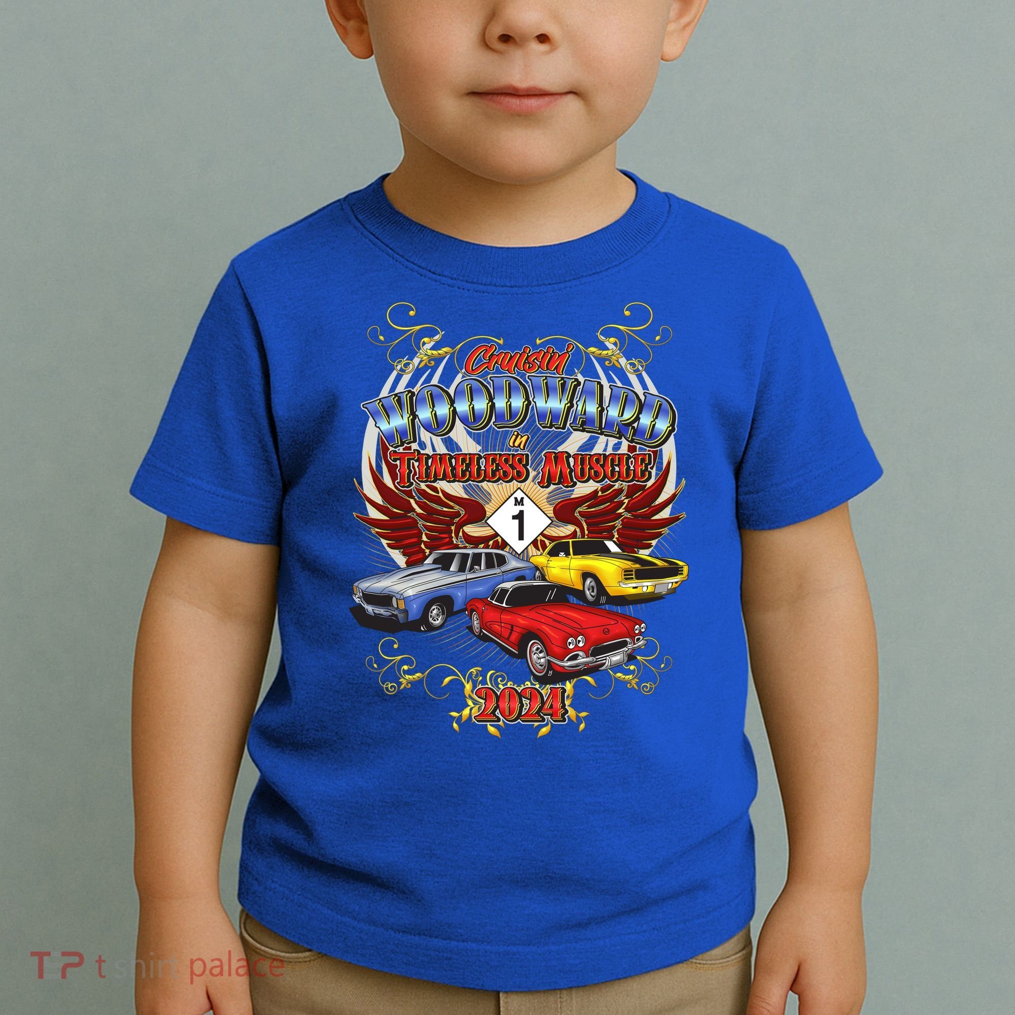Cruisin Woodward In Timeless Muscle 2024 Toddler T-Shirt