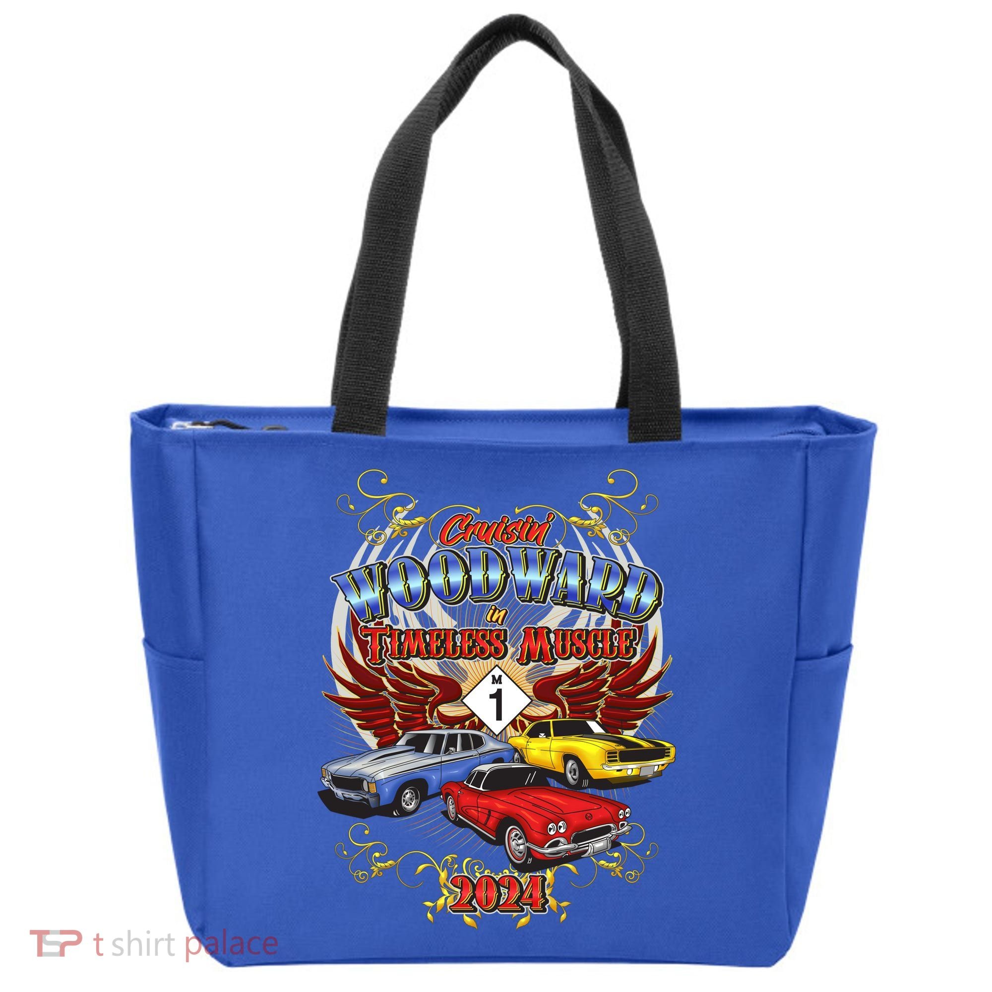 Cruisin Woodward In Timeless Muscle 2024 Tote Bag