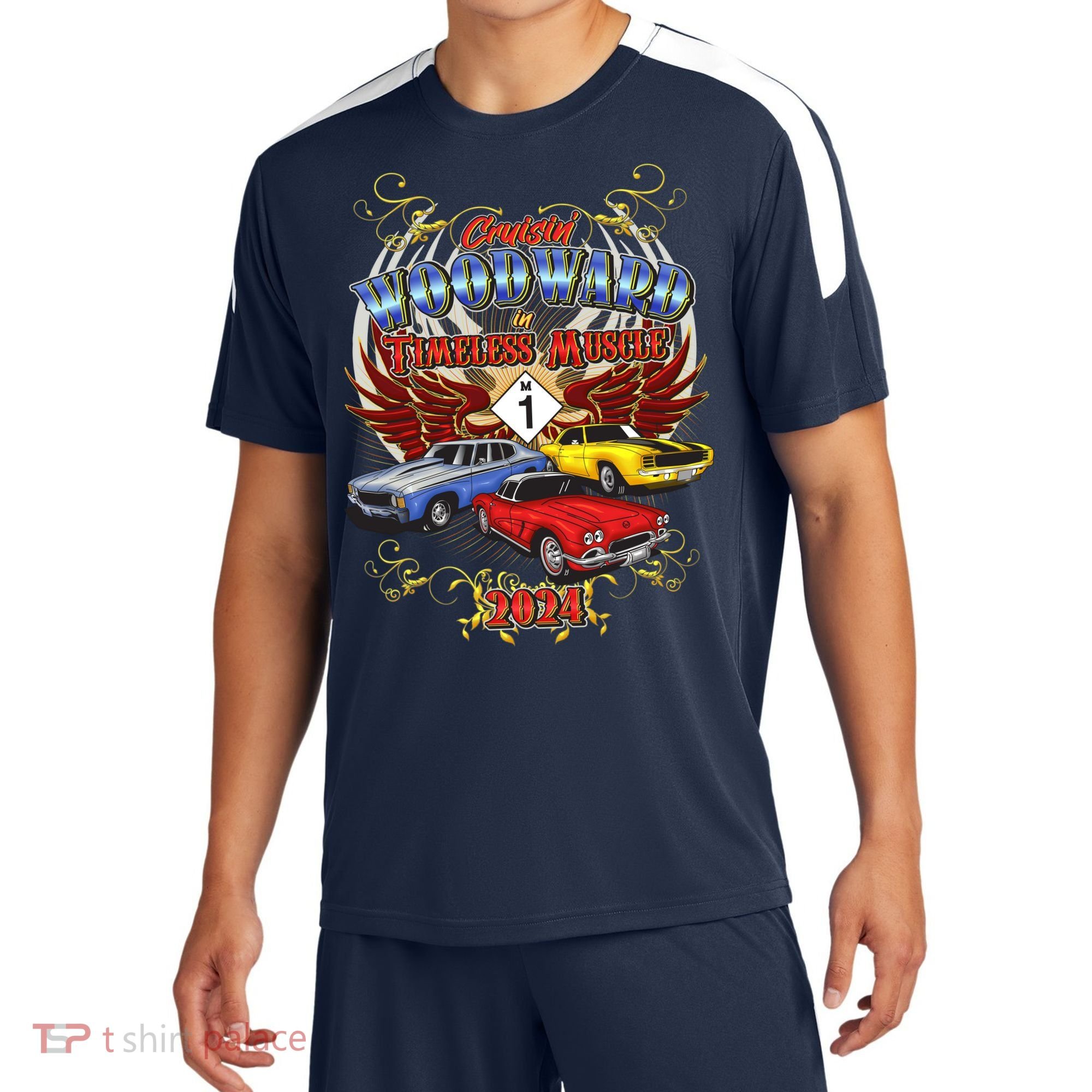Cruisin Woodward In Timeless Muscle 2024 Sport-Tek Competitor United Soccer Jersey