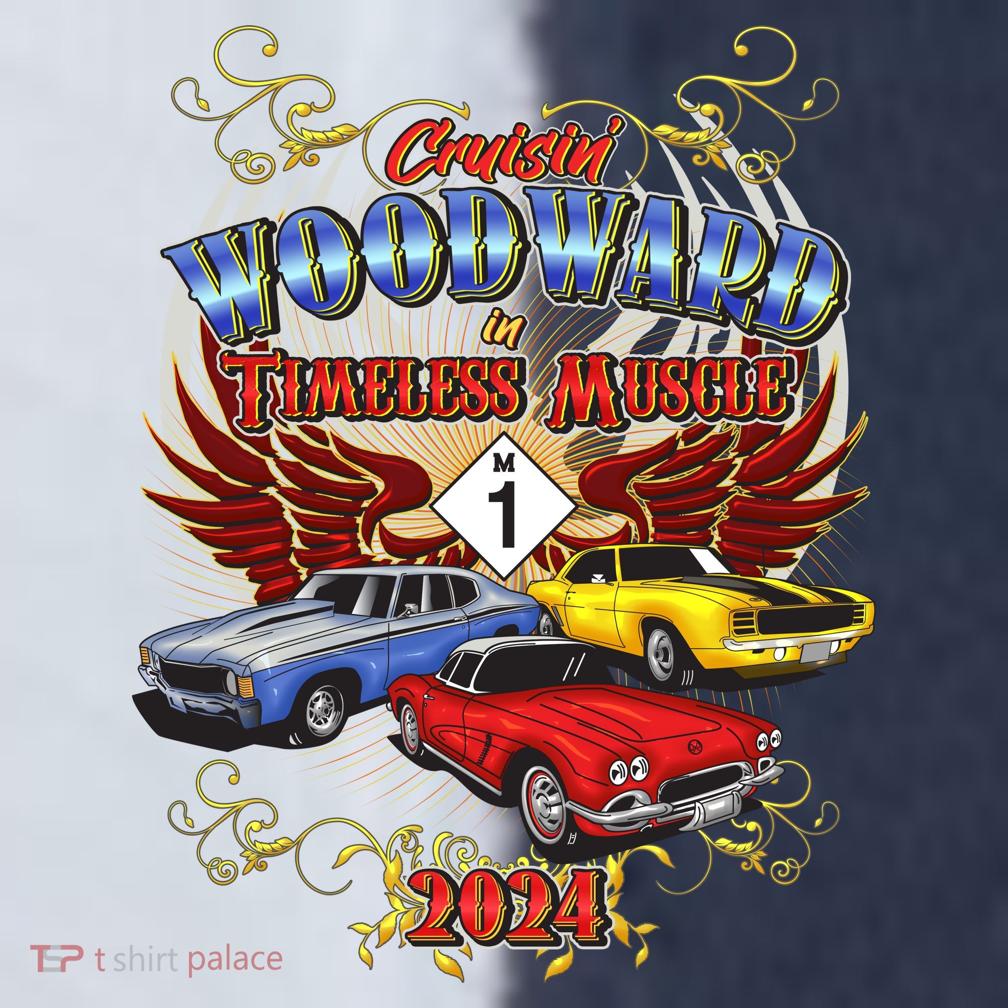 Cruisin Woodward In Timeless Muscle 2024 Sport-Tek Competitor United Soccer Jersey