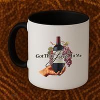 Classy Wine In Me Got That Josh In Me Funny Coffee Mug thumb 2