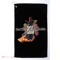 Classy Wine In Me Got That Josh In Me Funny Golf Towel thumb 0