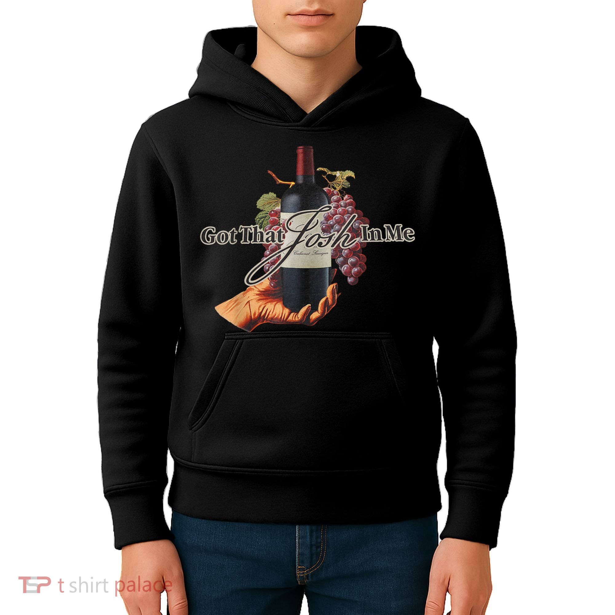 Classy Wine In Me Got That Josh In Me Funny Kids Hoodie