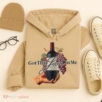 Classy Wine In Me Got That Josh In Me Funny Hoodie thumb 4