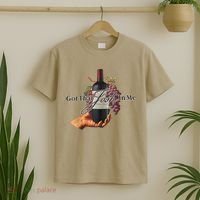 Classy Wine In Me Got That Josh In Me Funny T-Shirt thumb 2