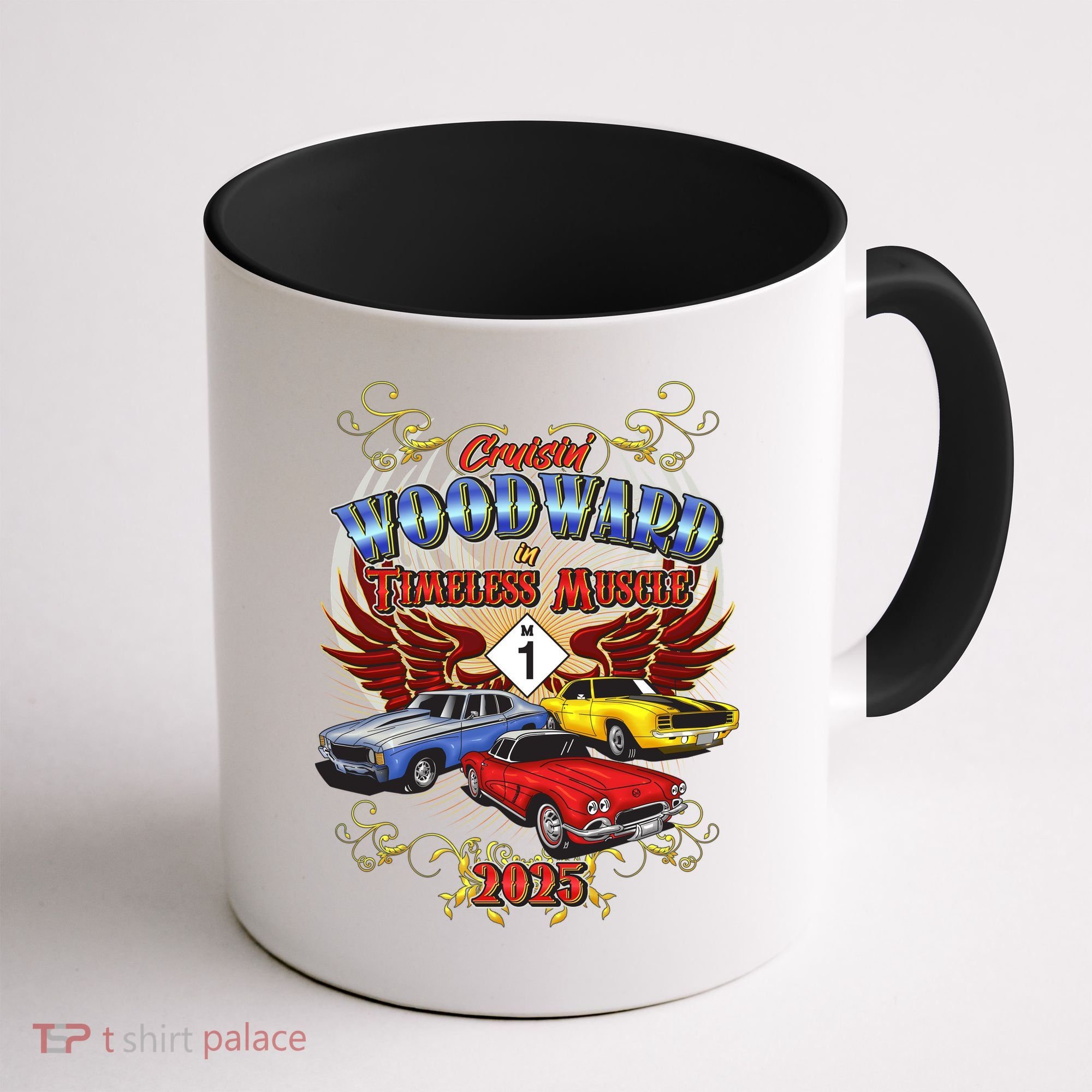 Cruisin Woodward In Timeless Muscle 2025 Coffee Mug