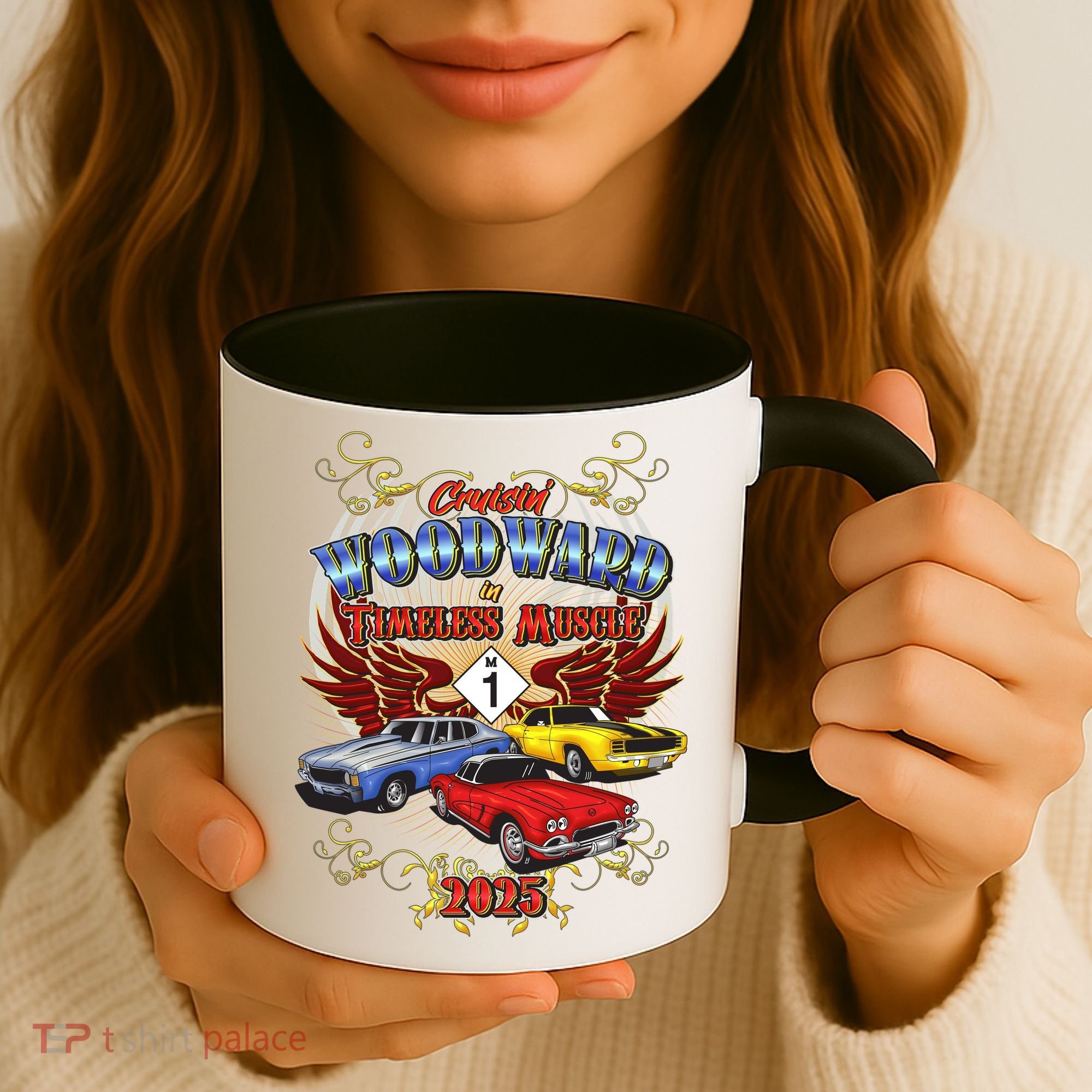 Cruisin Woodward In Timeless Muscle 2025 Coffee Mug