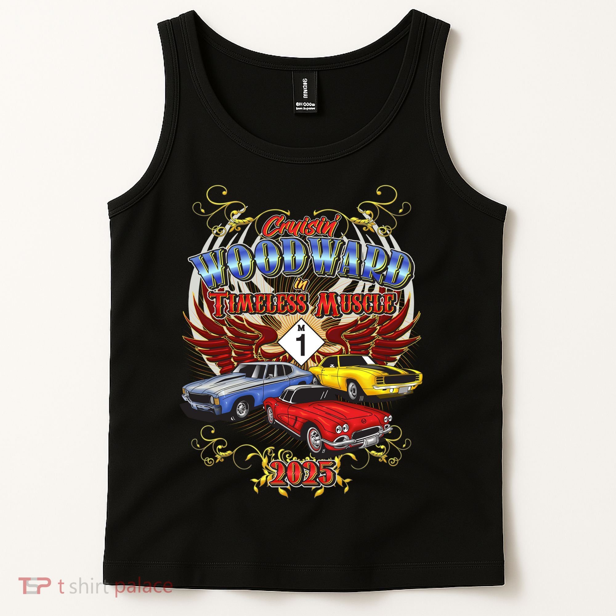 Cruisin Woodward In Timeless Muscle 2025 Tank Top