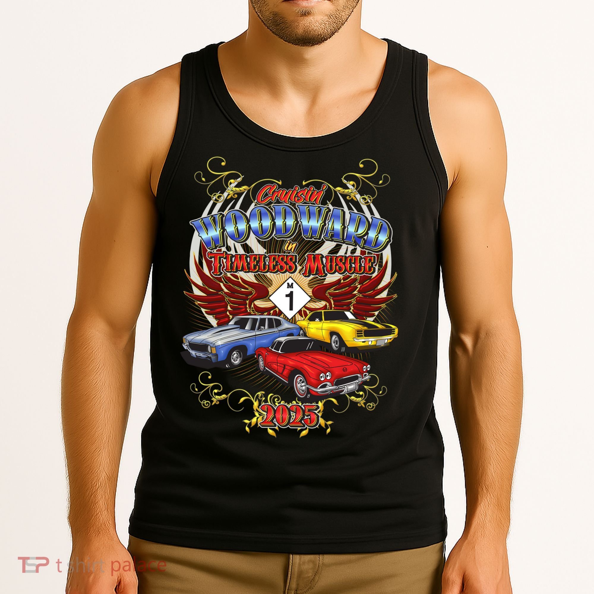 Cruisin Woodward In Timeless Muscle 2025 Tank Top