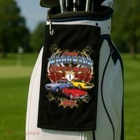 Cruisin Woodward In Timeless Muscle 2025 Golf Towel thumb 2