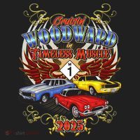 Cruisin Woodward In Timeless Muscle 2025 Golf Towel thumb 3
