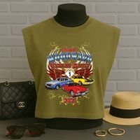 Cruisin Woodward In Timeless Muscle 2025 Garment-Dyed Women's Muscle Tee thumb 3