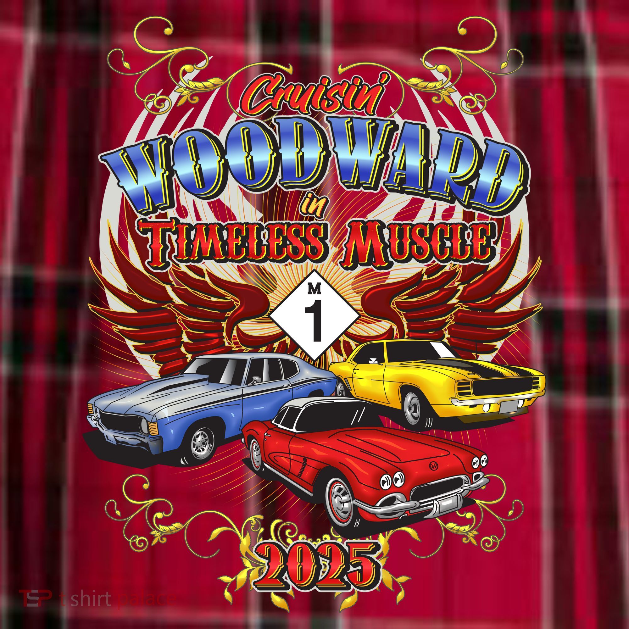 Cruisin Woodward In Timeless Muscle 2025 Women's Flannel Plaid Pajama Pants