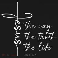 Christian Worship Jesus The Way Truth Life Baby Bodysuit thumb 2