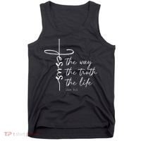 Christian Worship Jesus The Way Truth Life Tank Top thumb 0
