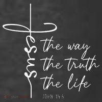 Christian Worship Jesus The Way Truth Life T-Shirt thumb 5