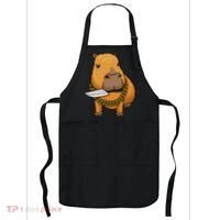 Capybara With Knife Funny Rodent Apron thumb 0